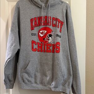Junk Food Clothing Gray Kansas City Chiefs Hoodie